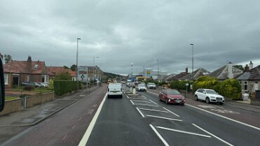 IMG_5542 ARRIVO A EDIMBURGO ore 8:58 IN PULLMAN VERSO L'ALBERGO